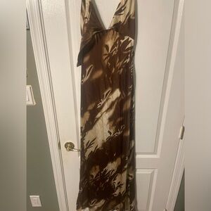 Brown Cream Sundress
